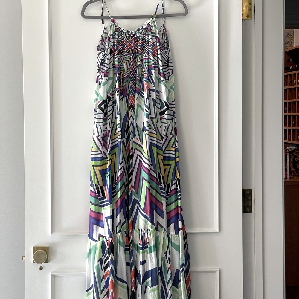 Anthropologie maxi cover-up dress